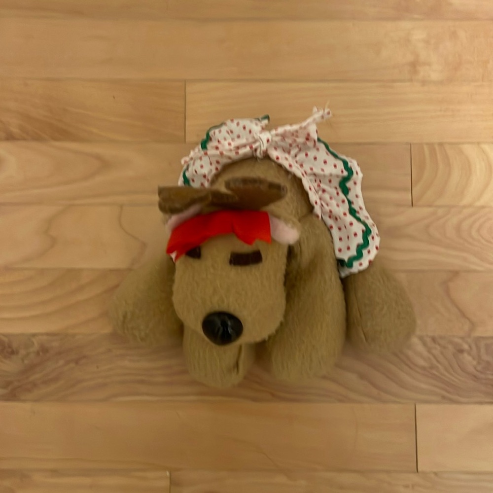 Vintage Hallmark 1984 Rhonda Reindeer Plush